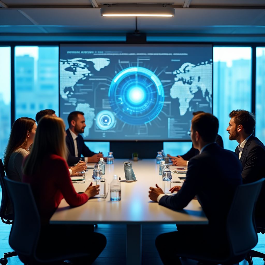 Equipo de AppriseDyst en oficina moderna